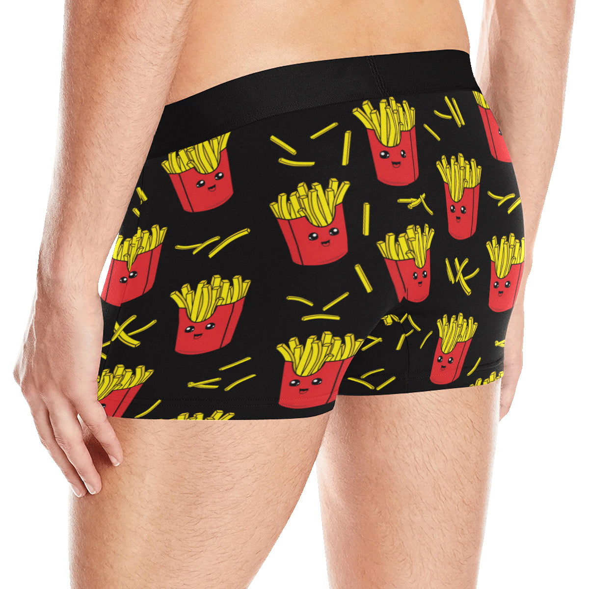 French Fried Pattern Print Design 03 Men's Boxer Briefs