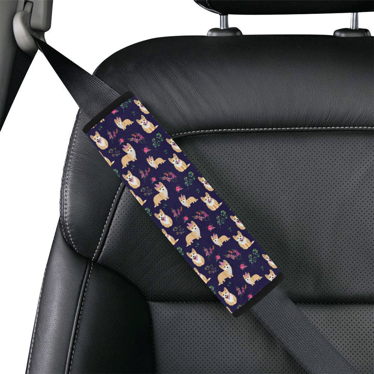 Pembroke Welsh Corgis Pattern Print Design A06 Car Seat Belt Cover