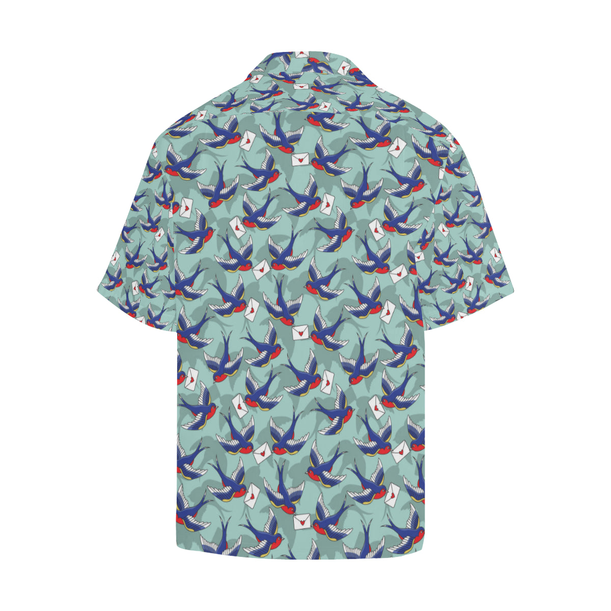 Swallow Bird Pattern Print Design 02 Men's Hawaiian Shirt