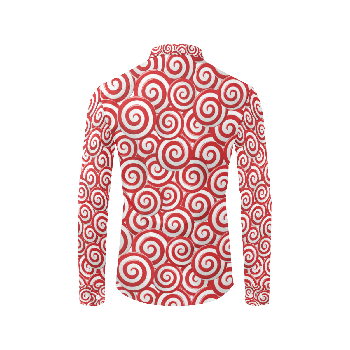 Candy Pattern Print Design 03 Men's Long Sleeve Shirt