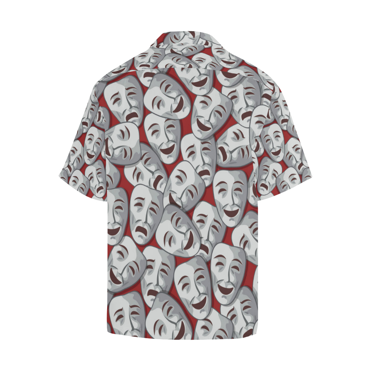 Acting Mask Pattern Print Design 01 Men's Hawaiian Shirt