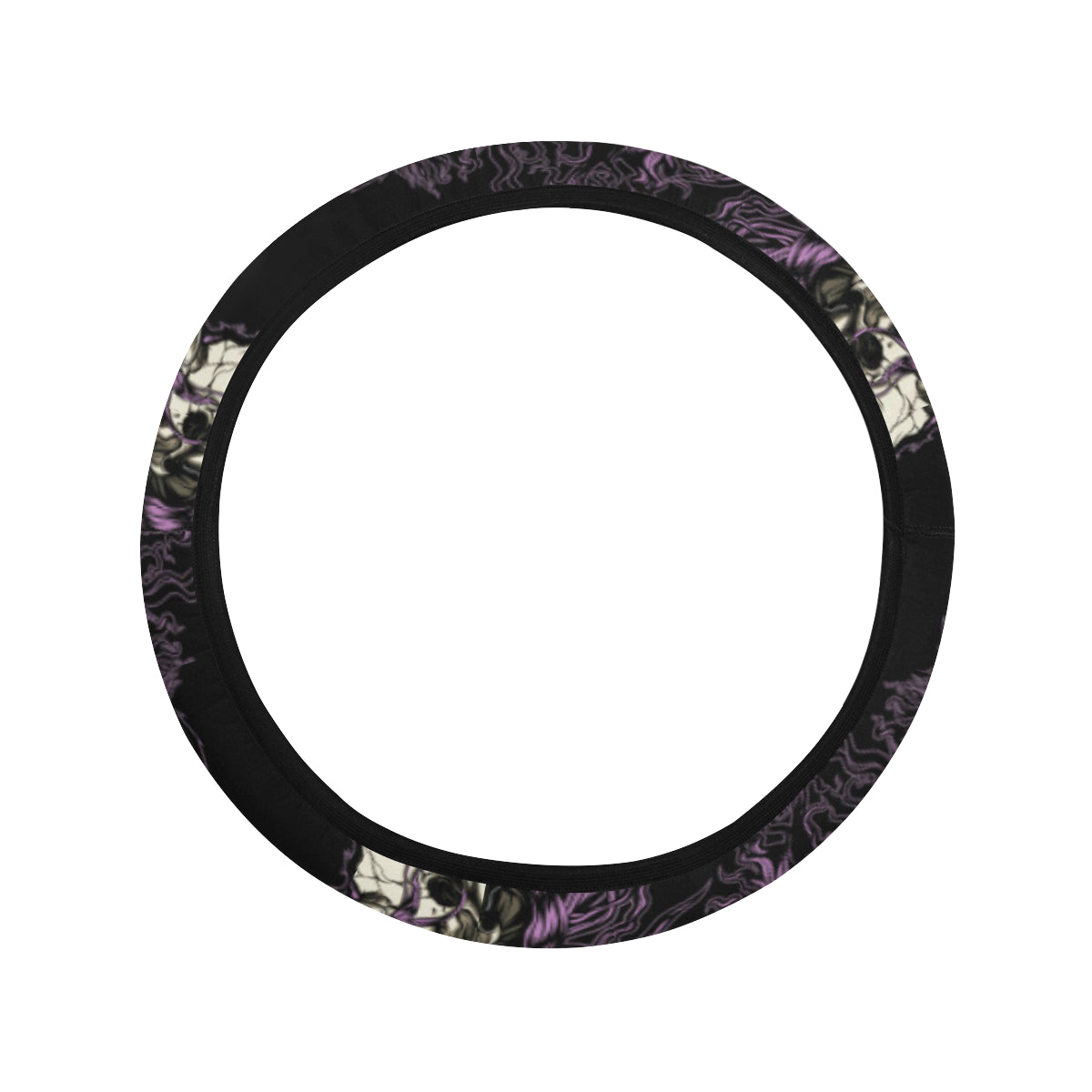 Unicorn Skull head Steering Wheel Cover with Elastic Edge