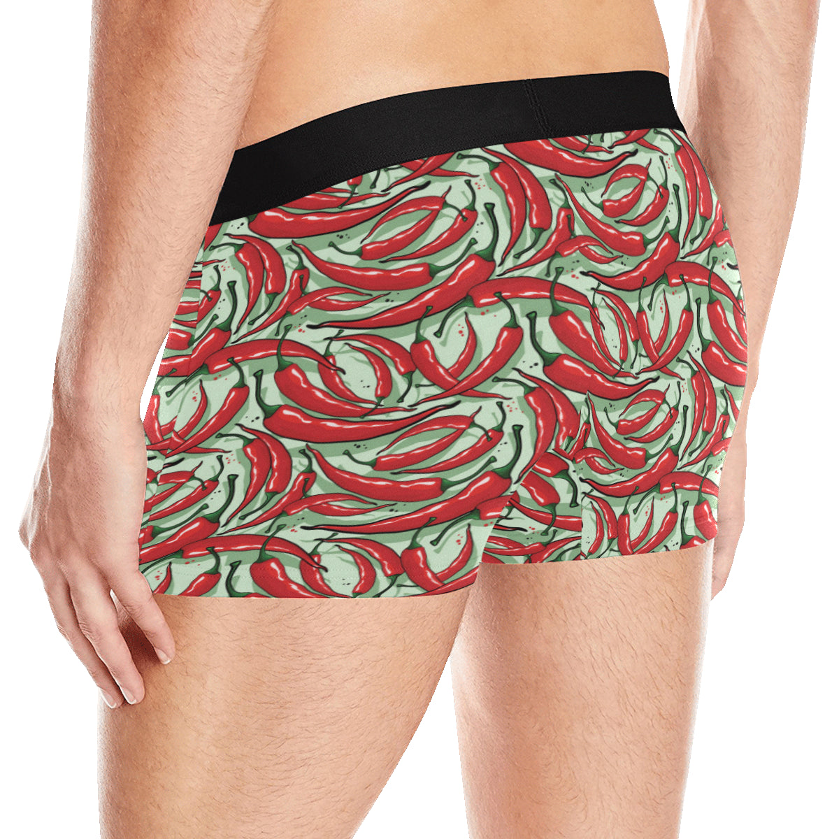 Chilli Pepper Pattern Print Design 04 Men's Boxer Briefs