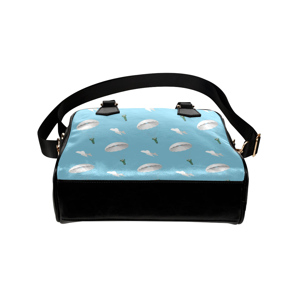 Paratrooper Pattern Print Design A02 Shoulder Handbag