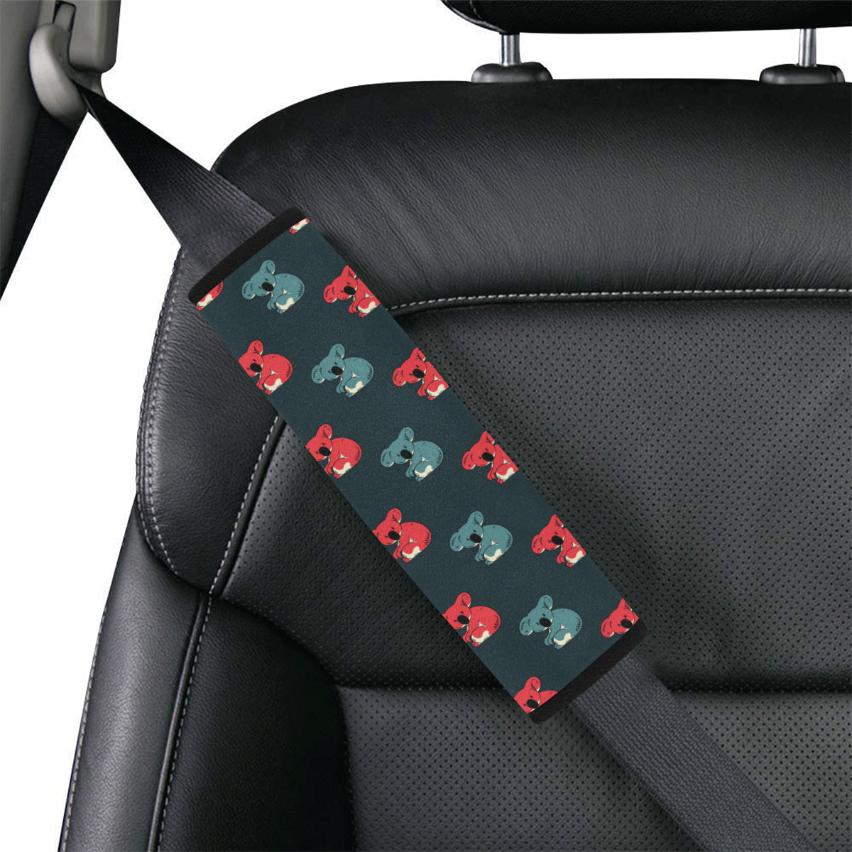 Koala Pattern Print Design 02 Car Seat Belt Cover