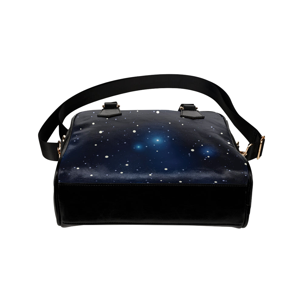 Night sky Pattern Print Design A02 Shoulder Handbag