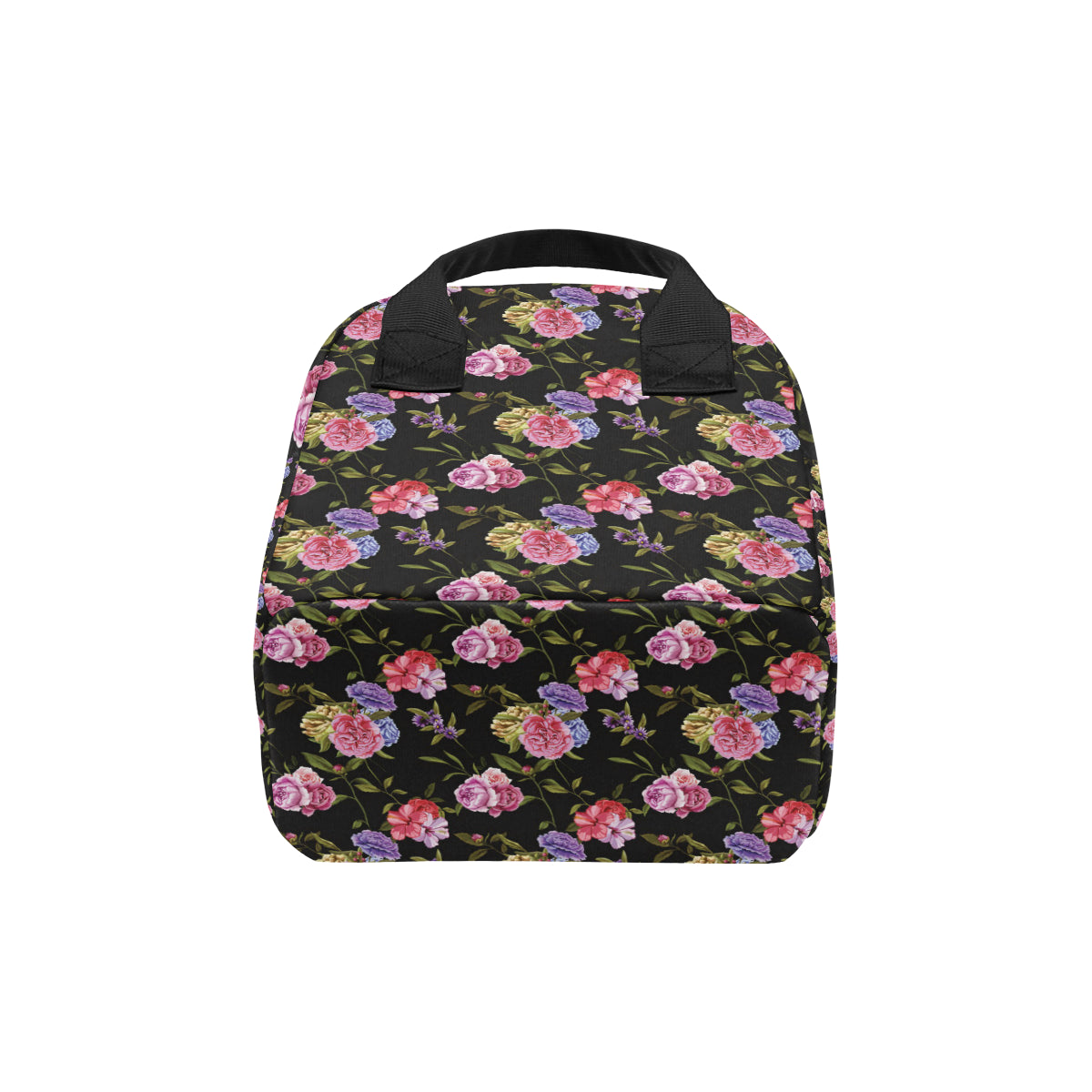 Carnations Pattern Print Design CN05 Insulated Lunch Bag