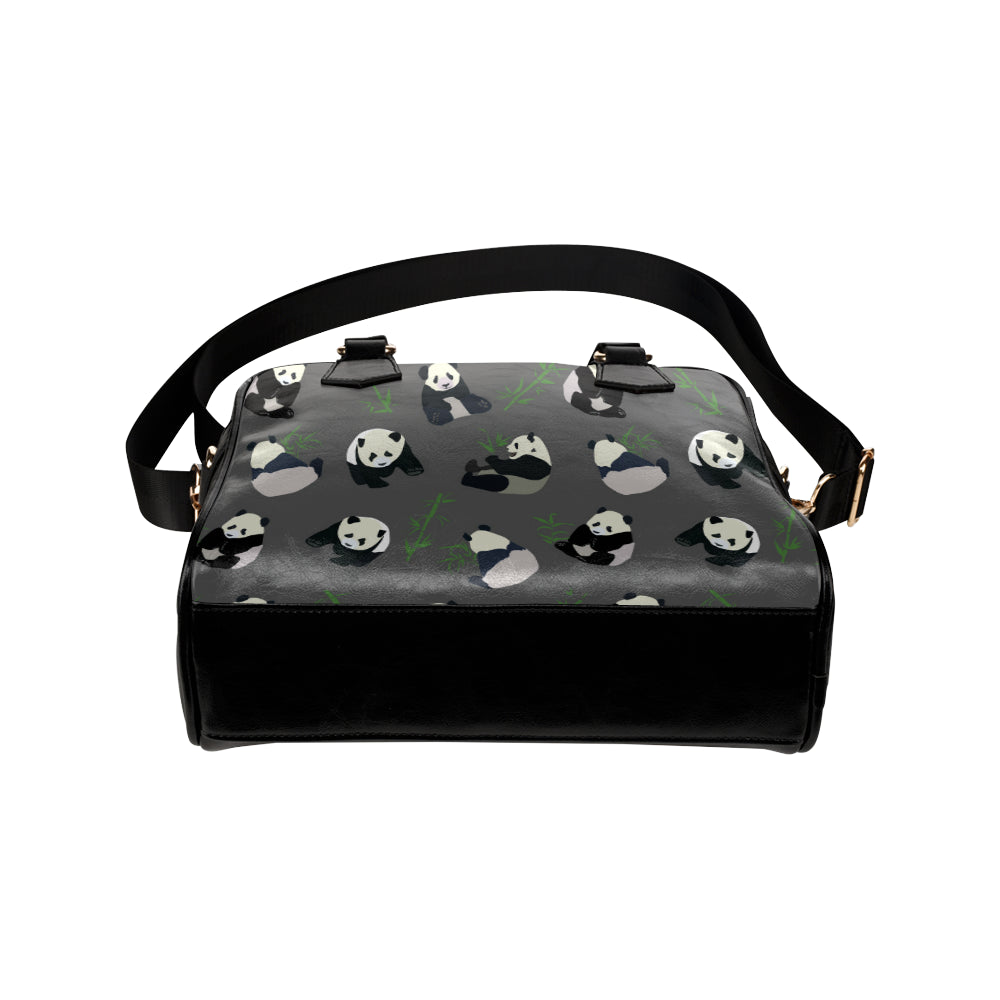 Panda Pattern Print Design A06 Shoulder Handbag