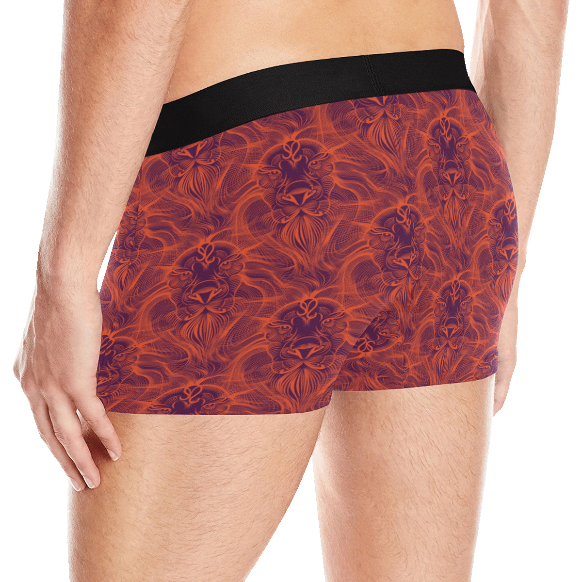 Leo Pattern Print Design 01 Men's Boxer Briefs