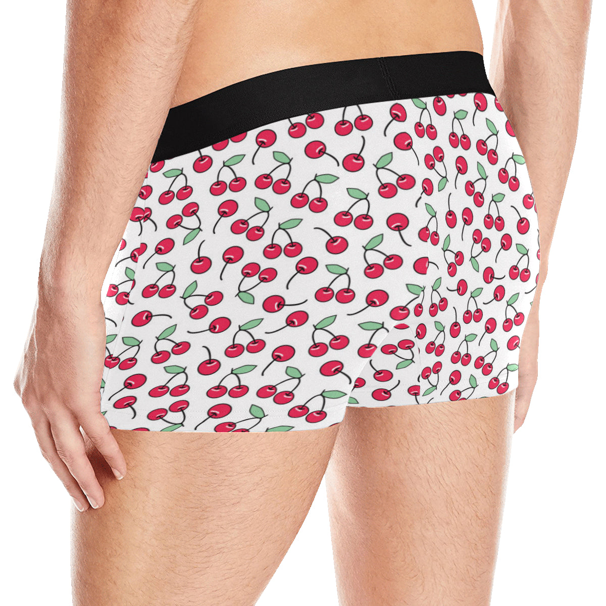 Cherry Pattern Print Design 03 Men's Boxer Briefs