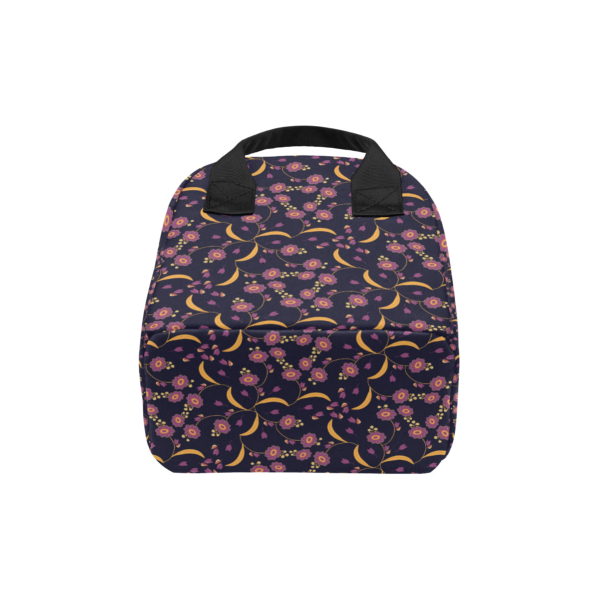 Anemone Pattern Print Design AM012 Insulated Lunch Bag