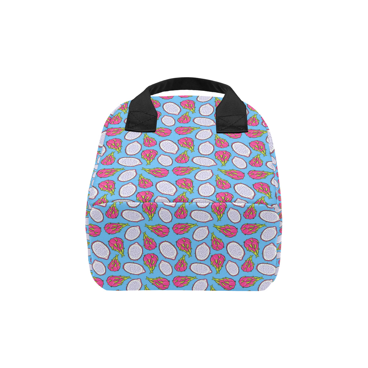 Dragonfruit Pattern Print Design DF04 Insulated Lunch Bag