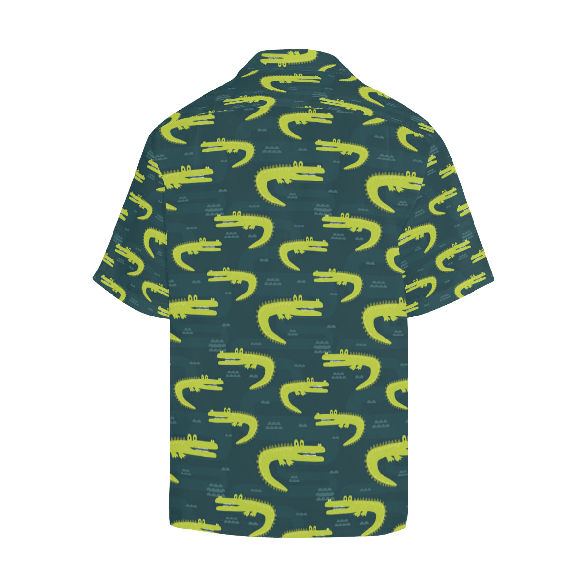 Alligator Pattern Print Design 03 Men's Hawaiian Shirt