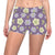 Anemone Pattern Print Design AM013 Yoga Shorts