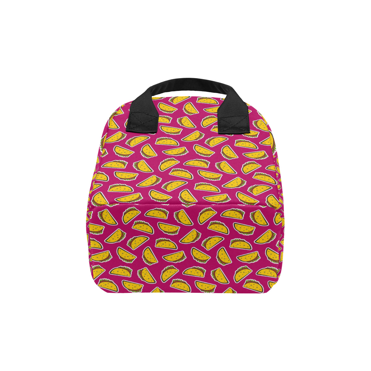 Taco Pattern Print Design TC01 Insulated Lunch Bag