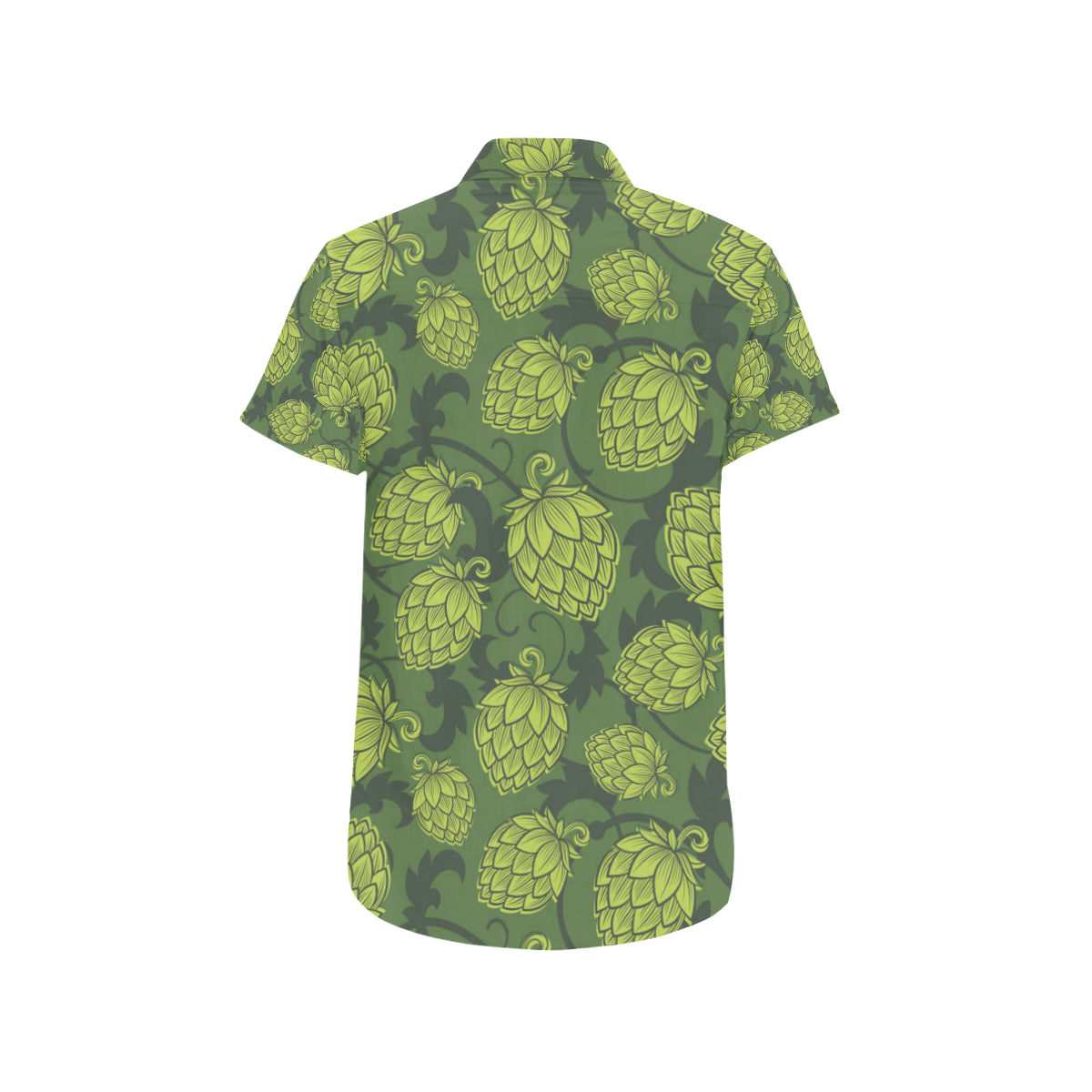 Hope Pattern Print Design 02 Men's Short Sleeve Button Up Shirt