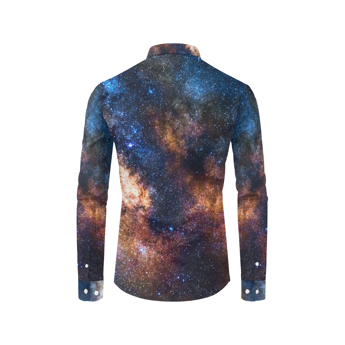 Celestial Milky way Galaxy Men's Long Sleeve Shirt