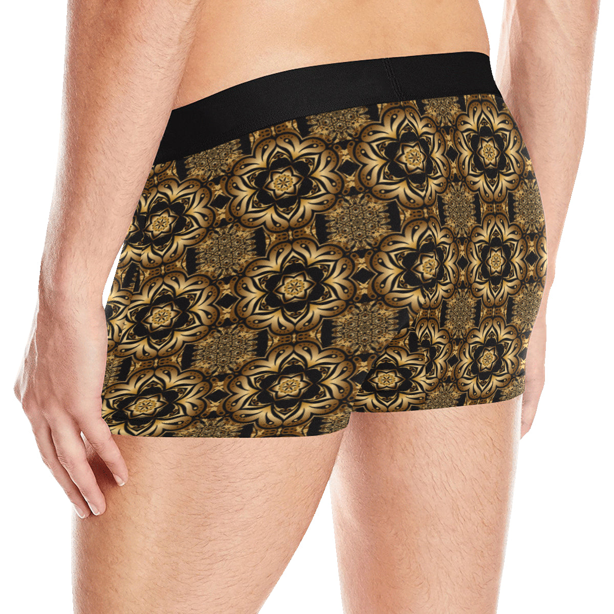 Celtic Pattern Print Design 07 Men's Boxer Briefs