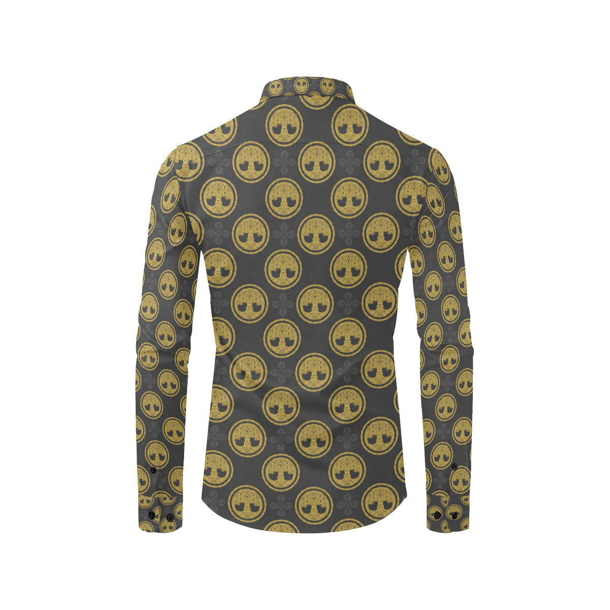 Celtic Tree of Life Design Men's Long Sleeve Shirt