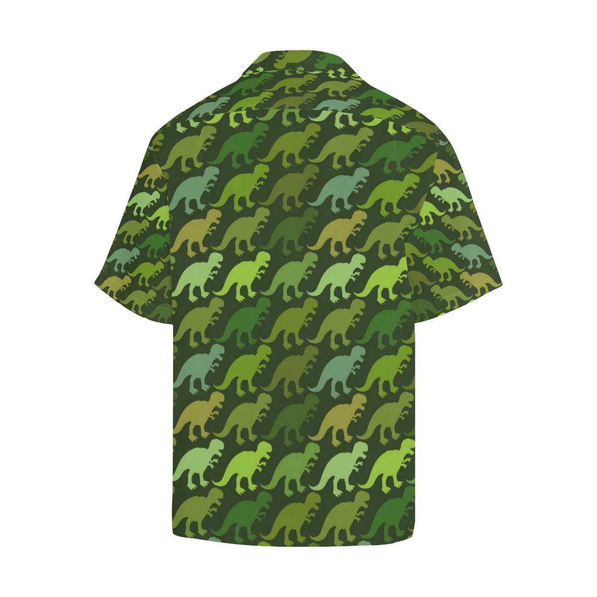 T Rex Pattern Print Design A03 Men's Hawaiian Shirt