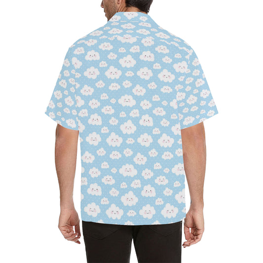 Cloud Pattern Print Design 02 Men's Hawaiian Shirt