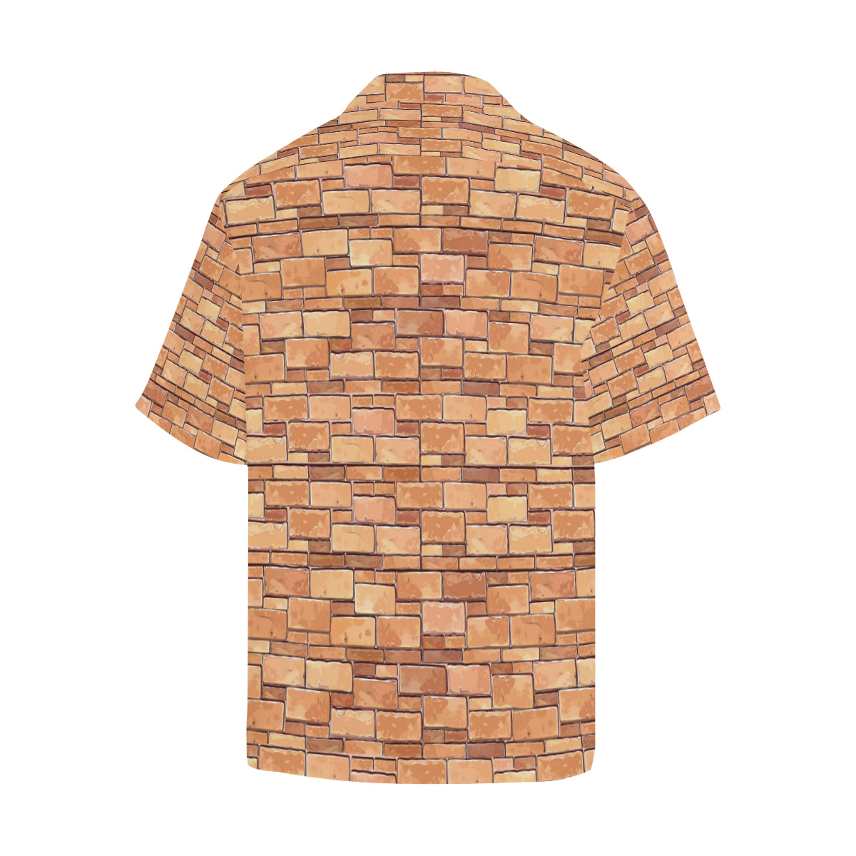 Brick Pattern Print Design 01 Men's Hawaiian Shirt