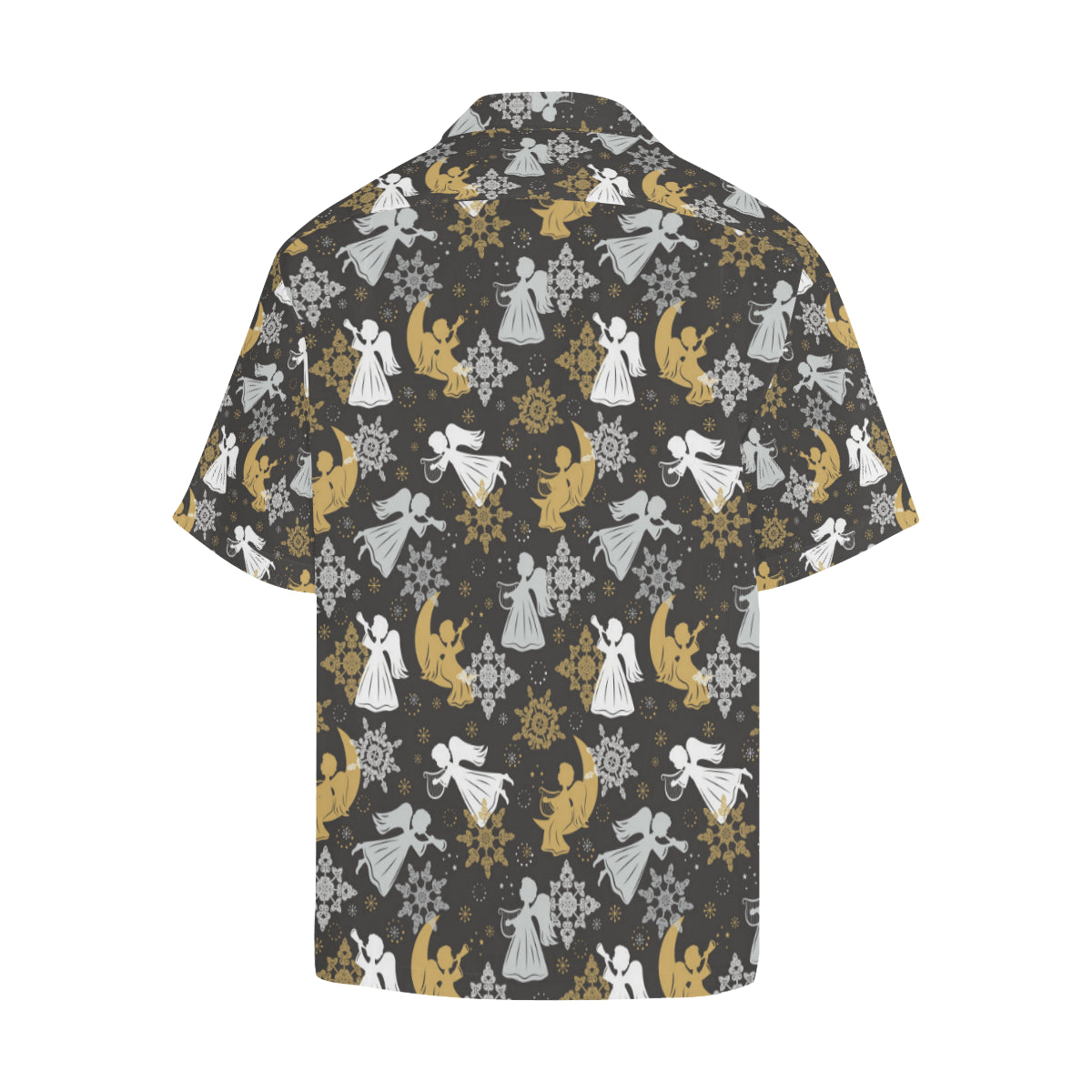 Angel Pattern Print Design 04 Men's Hawaiian Shirt