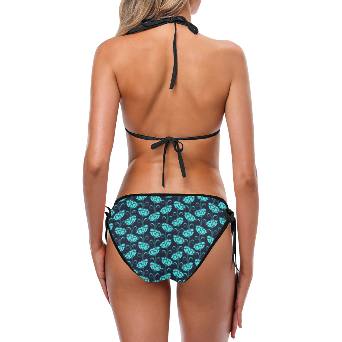 Carnations Pattern Print Design CN06 Bikini