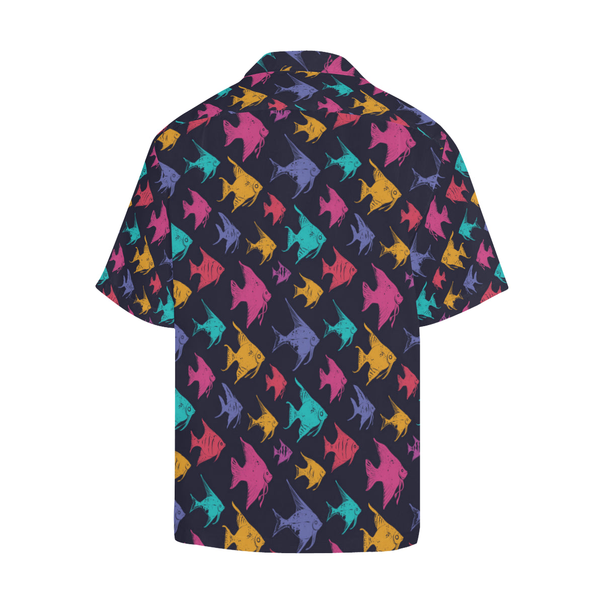 Angelfish Colorful Pattern Print Design 03 Men's Hawaiian Shirt