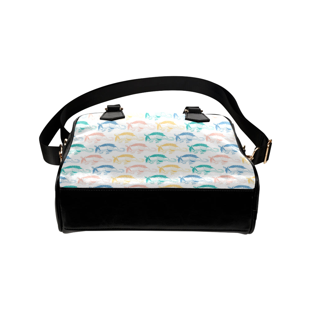 Armadillo Pattern Print Design 05 Shoulder Handbag