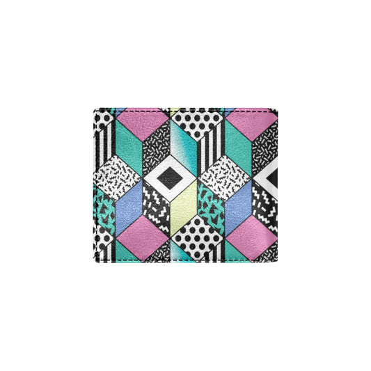 90s Pattern Print Design 3 Men's ID Card Wallet