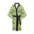 Avocado Pattern Print Design AC01 Women Kimono Robe