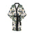 Anemone Pattern Print Design AM04 Women Kimono Robe