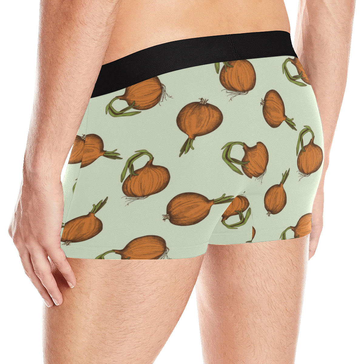 Onion Pattern Print Design A05 Men's Boxer Briefs