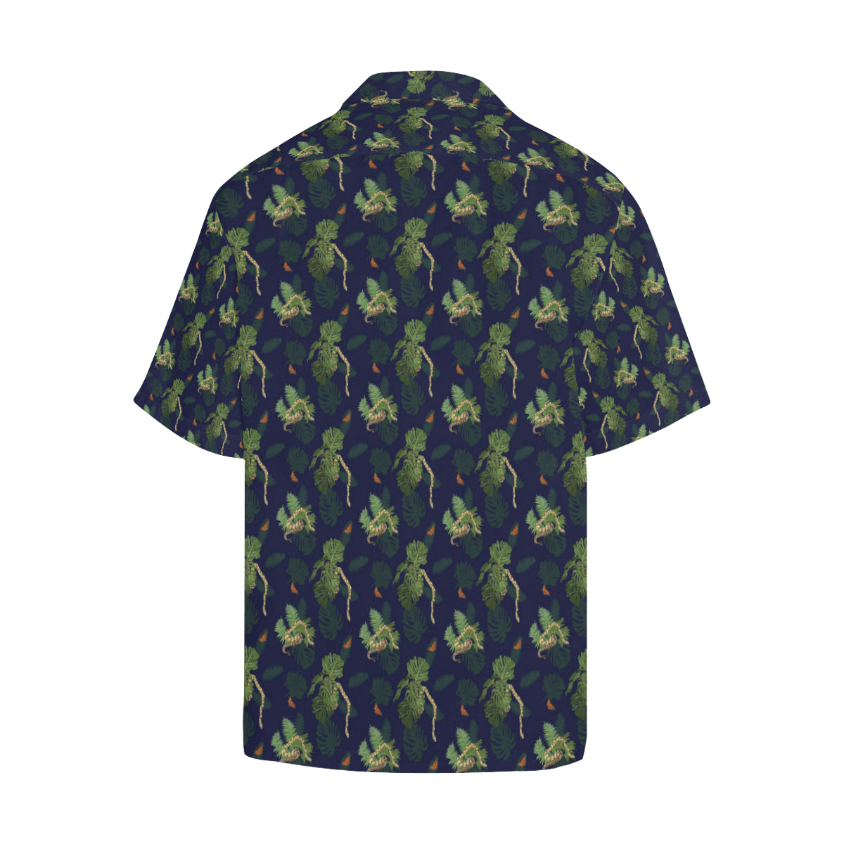 Boa Pattern Print Design 02 Men's Hawaiian Shirt