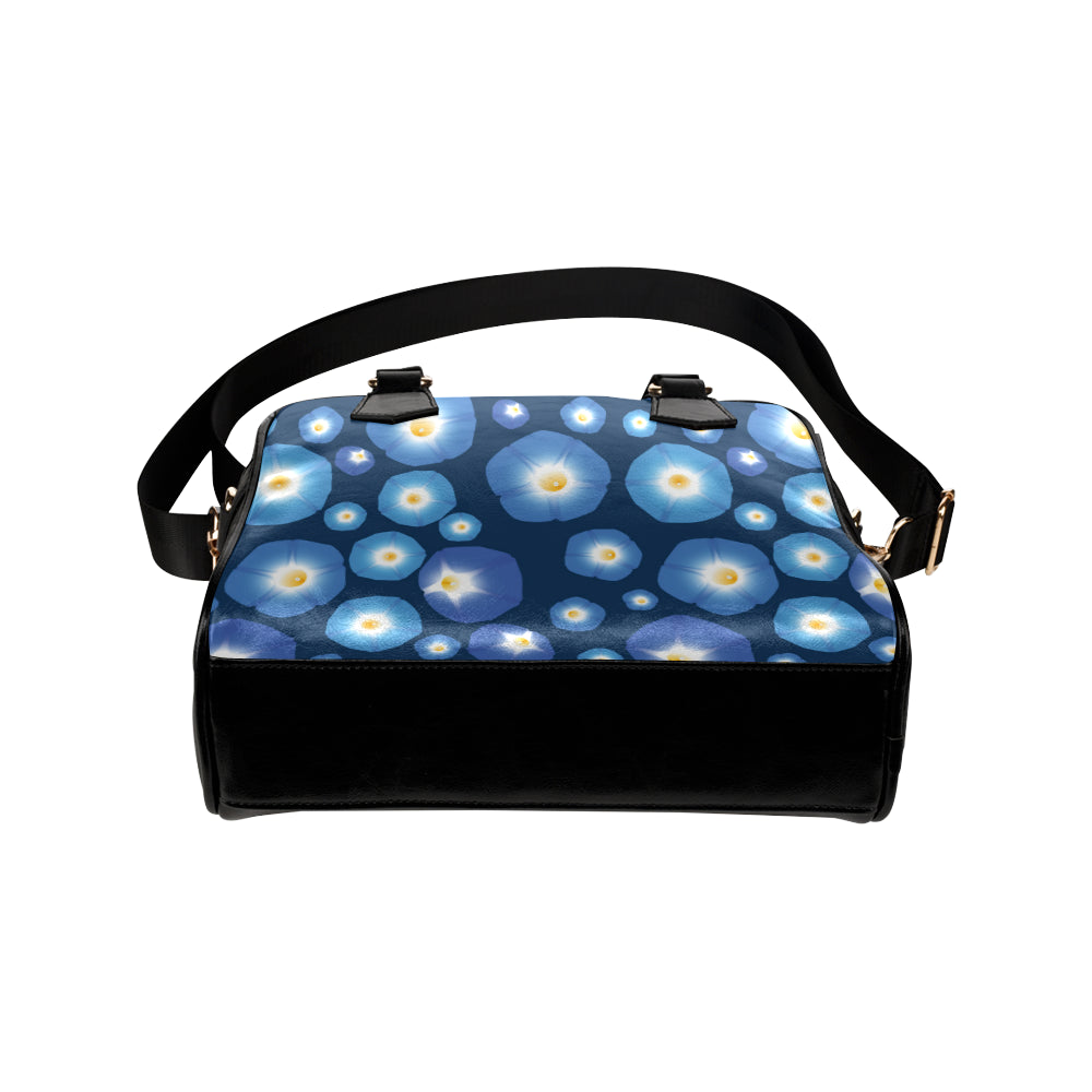 Morning Glory Pattern Print Design 02 Shoulder Handbag