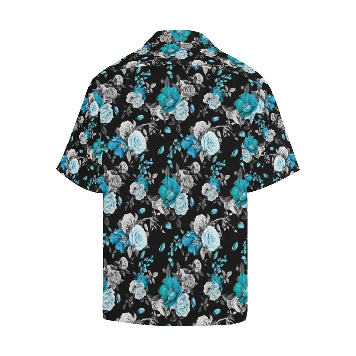 Rose Pattern Print Design A02 Men's Hawaiian Shirt