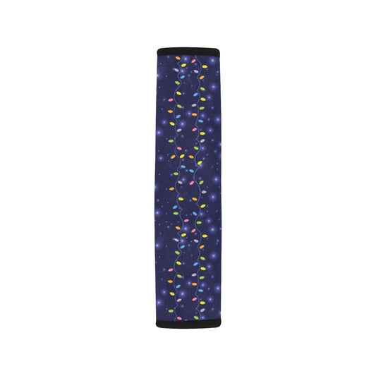 Christmas Light Pattern Print Design 03 Car Seat Belt Cover