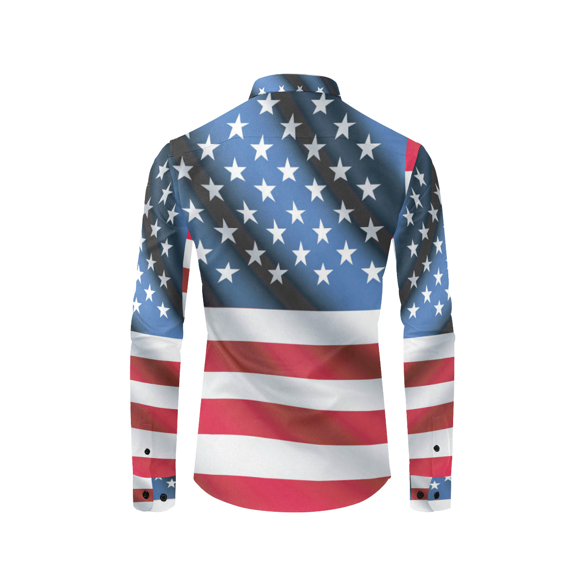 American flag Classic Men's Long Sleeve Shirt