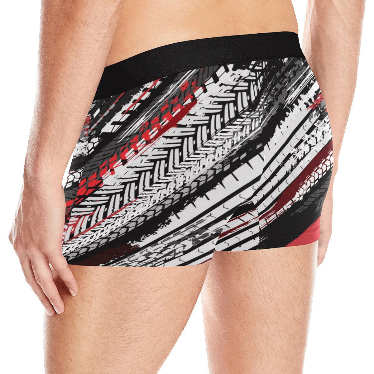 Racing Pattern Print Design A03 Men's Boxer Briefs