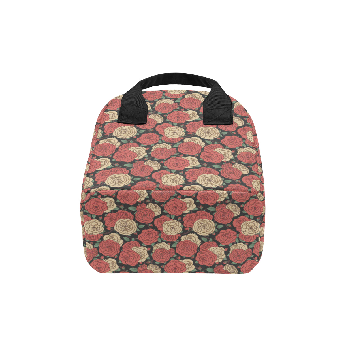 Camellia Pattern Print Design CM01 Insulated Lunch Bag