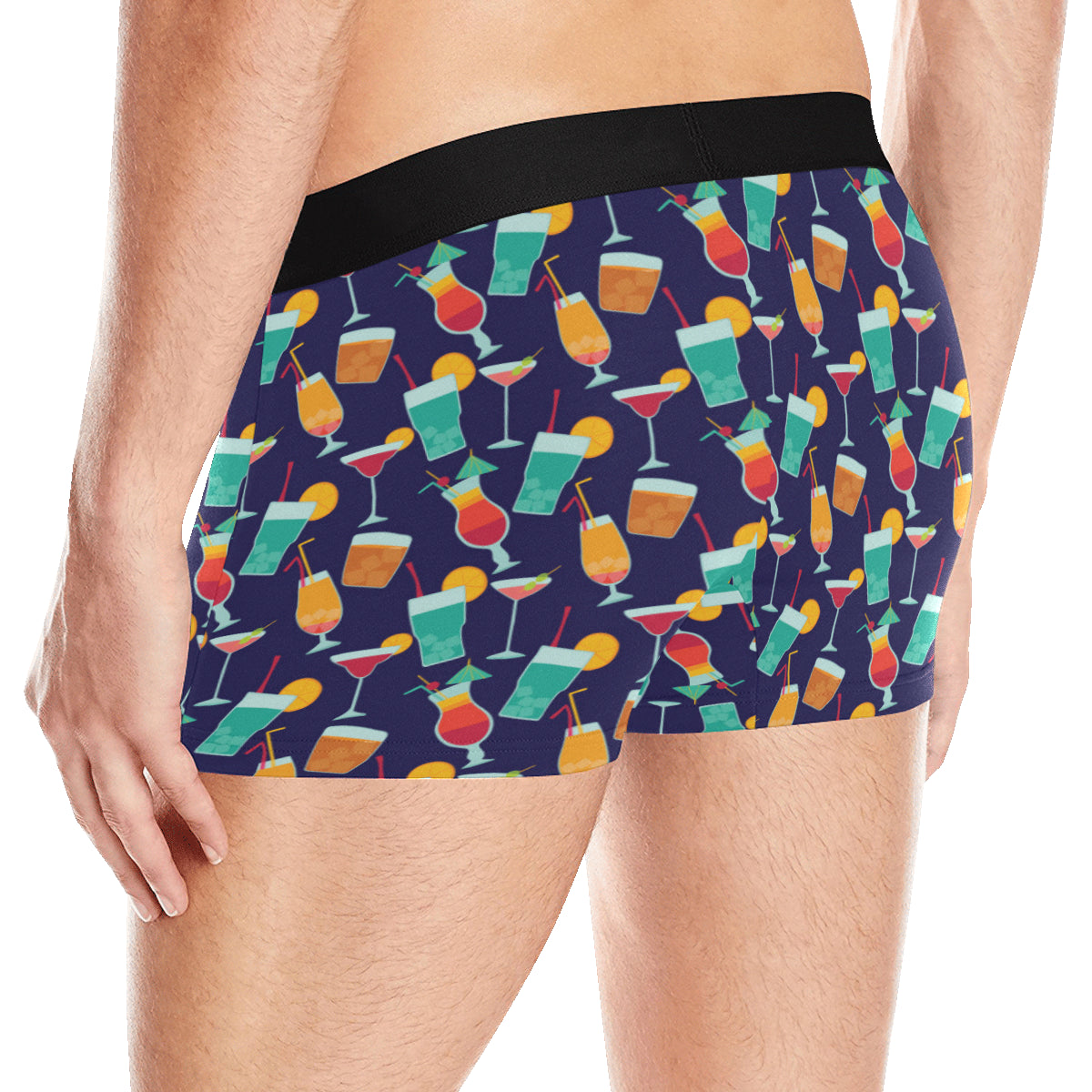 Cocktail Pattern Print Design 06 Men's Boxer Briefs