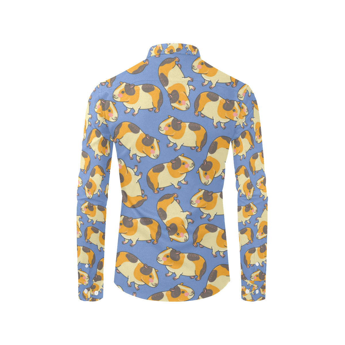 Guinea Pig Pattern Print Design 01 Men's Long Sleeve Shirt