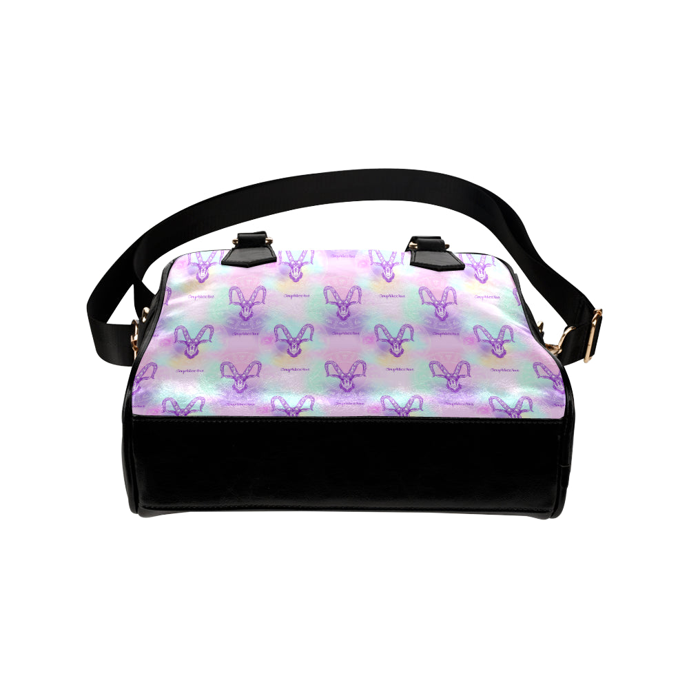Capricorn Zodiac Pattern Print Design 02 Shoulder Handbag