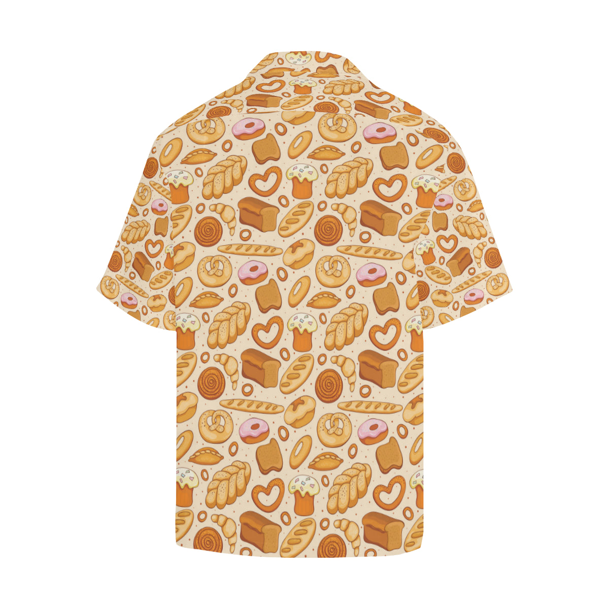 Bread Pattern Print Design 01 Men's Hawaiian Shirt