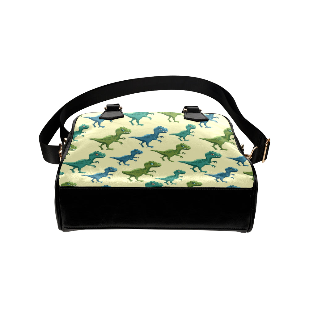 T Rex Pattern Print Design A04 Shoulder Handbag