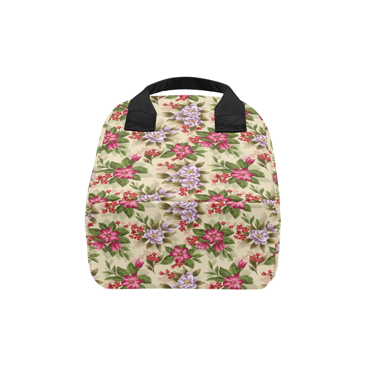 Summer Floral Pattern Print Design SF08 Insulated Lunch Bag