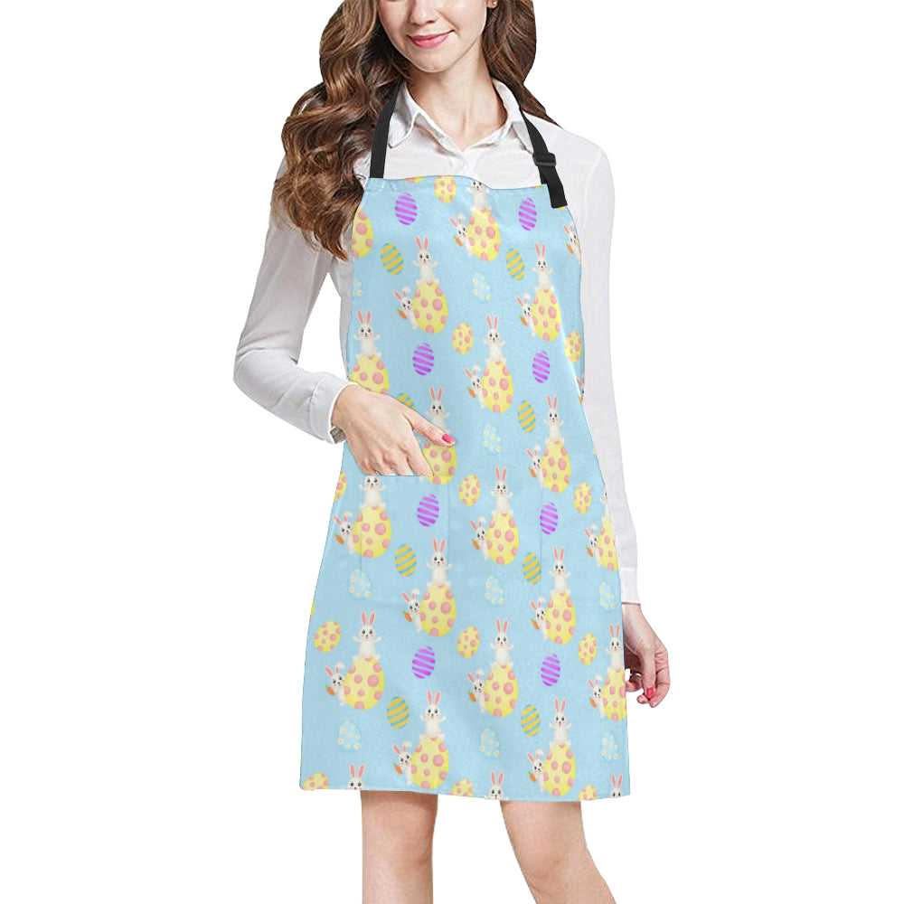 Easter Eggs Pattern Print Design RB015 Apron with Pocket