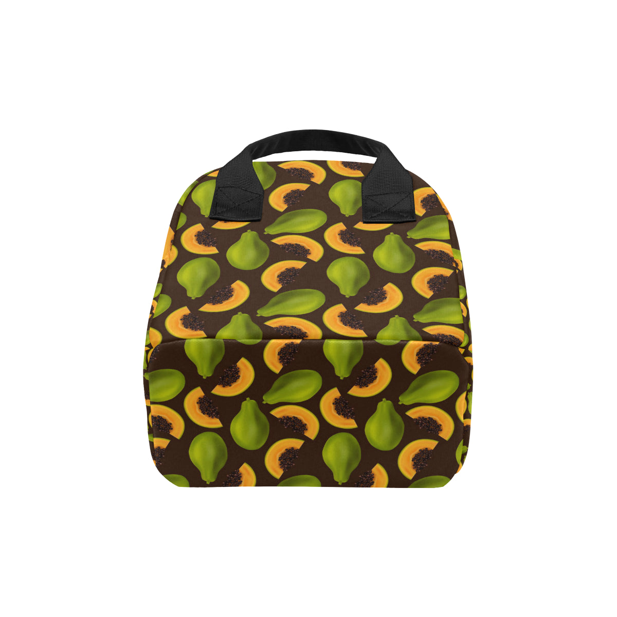 Papaya Pattern Print Design PP04 Insulated Lunch Bag