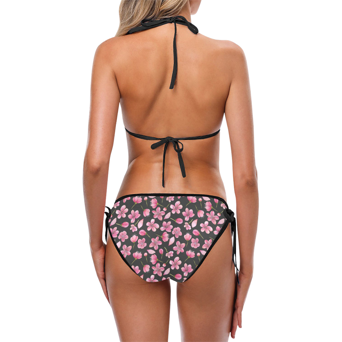 Apple blossom Pattern Print Design AB03 Bikini